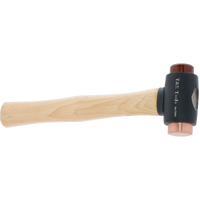 No.7091 - 25mm Copper & Rawhide Hammer 230mm Long