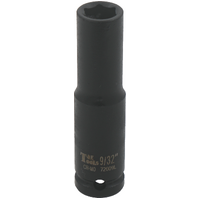 No.72009L - 9/32" x 1/4"Drive Deep 6 Point Impact Socket