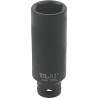 No.72016L - 1/2" x 1/4"Drive Deep 6 Point Impact Socket