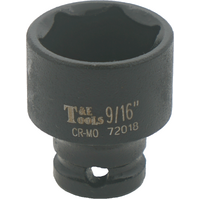 No.72018 - 9/16" x 1/4"Drive Standard 6 Point Impact Socket