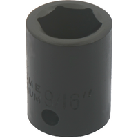 No.73018 - 9/16" x 3/8" Drive SAE Impact Socket (6 Point)