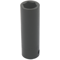 No.73018L - 9/16" x 3/8" Drive SAE Deep Impact Socket (6 Point)