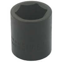 No.73022 - 11/16" x 3/8" Drive SAE Impact Socket (6 Point)