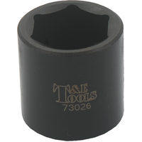 No.73026 - 13/16" x 3/8" Drive SAE Impact Socket (6 Point)