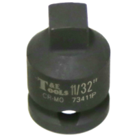 No.73411P - 11/32" x 3/8" Drive Square Pipe Plug Socket (Male)