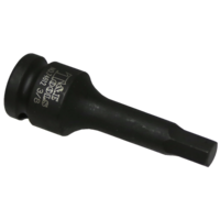 No.74612 - 3/8" SAE In-Hex Impact Socket 1/2" Drive x 78mm Length