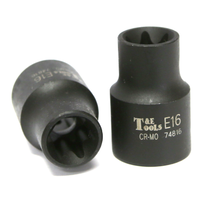 No.74816 - E16 1/2" Drive E-Series Torx-r Impact Socket 38mm Long