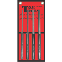 No.8244 - 4 Piece Long Pin Punch Set (In Vinyl Pouch)