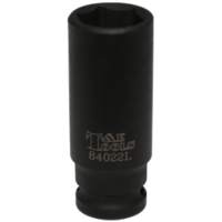 No.84022L - 22mm x 1/2" Deep 6 Point Impact Socket