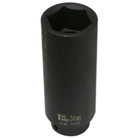 No.84334 - 34mm x 1/2" Drive Extra Deep Impact Socket 127mm Long