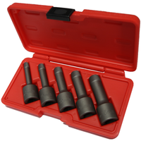 No.8914 - 5 Piece 1/2" Drive Impact Wedge Proof Extractor Set
