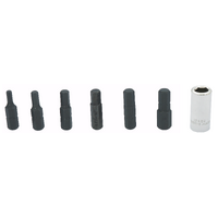No.91106 - 7 Piece Metric In-Hex Power Bits (1/4" Hex Long)