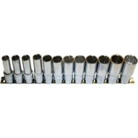 No.92209W - 9 Piece 1/4"Drive (BA) 6 Point Sockets