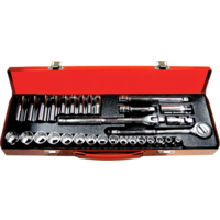 No.93330 - 31 Piece 3/8" Drive Metric Socket Set (12 Point)