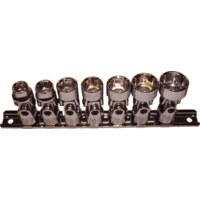 No.93807 - 7Pc 3/8" Drive SAE Universal Sockets (6 Point)