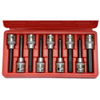 No.94109 - 9 Piece Metric In-Hex 1/2" Drive Socket Set (Long Series)