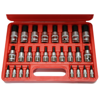 No.94126 - 26 Piece SAE & Metric In-Hex Socket Set
