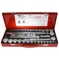 No.94739 - 36 Piece 1/2" Drive SAE & Metric Socket Set (12 Point)