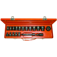 No.97419 - 19 Piece 1/2" Drive SAE Impact Socket Set