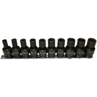 No.97487 - 10Pc. 1/2"Dr. Metric Universal Impact Socket Set