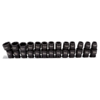 No.97491 - 13 Piece 1/2" Drive Metric Universal Impact Socket Set