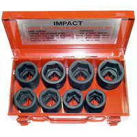 No.98508 - 8 Piece 3/4" Drive Metric Impact Sockets