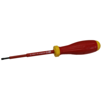 No.A73075-I - VDE Electrical Insulated Slotted Screwdriver (3.5 x 100mm)