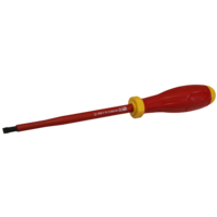 No.A76100-I - VDE Electrical Insulated Slotted Screwdriver (6.5 x 150mm)