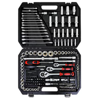 No.AM0216 - 216Pc 1/4", 3/8", 1/2"Drive Socket & Wrench Master Set