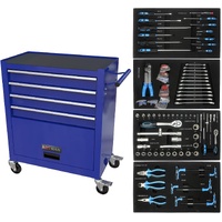 No.AM0238BE - 238Pc Tool Set with 4 Drawer & Storage Cabinet - Blue