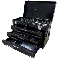 No.AM0439BL - 439Pc Tool Set with 3 Drawer Top Chest - Black/Black