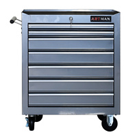 No.AM2207SV - ARTMAN 24" 7 Drawer Roller Cabinet - Silver