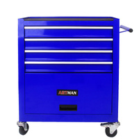 No.AM2214BE - ARTMAN 24" 4 Drawer & Storage Cabinet - Blue