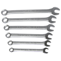 No.BW7 - 6Pc 6Pt. Combination Wrenches 7/16" to 3/4"