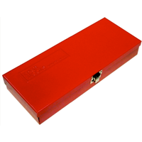 No.C1110 - Red Metal Case (325 x 129 x 38mm)