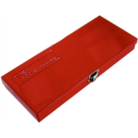 No.C1113 - Red Metal Case (325 x 104 x 39mm)
