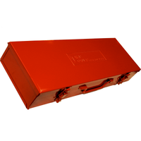 No.C1129 - Red Metal Case 3/4" Drive Jumbo Jumbo Socket Tin