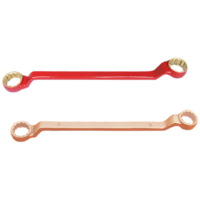 No.CB153-1018 - 11/16" x 3/4" Offset Double Ended Ring Wrench (Copper Beryllium)
