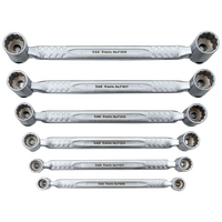 No.F6666 - 6 Piece Metric Flex Box Wrench Set