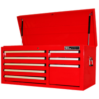 No.GF4108RD - 41" Godfather 8 Drawer Top Chest - Red