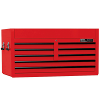 No.GF4708RD - 47" Godfather 8 Drawer Top Chest - Red