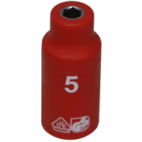 No.IS20032 - 6 Point VDE Insulated Socket (5mm)