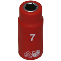No.IS20072 - 6 Point VDE Insulated Socket (7mm)