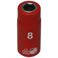No.IS20082 - 6 Point VDE Insulated Socket (8mm)