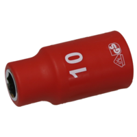 No.IS26102 - 10mm x 1/2"Dr. 6Pt VDE Insulated Socket