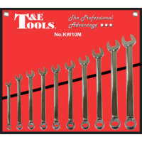 No.KW10M - 10Pc. 8 - 21mm Non Slip Combination Wrench