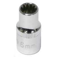 No.M5206 - 6mm x 1/4"Dr. Multi Lock Socket