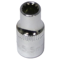 No.M5255 - 5.5mm x 1/4"Dr. Multi Lock Socket