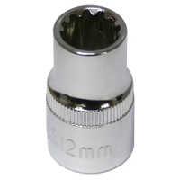 No.M5412 - 12mm x 1/2" Drive Multi-Lock Socket