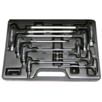 No.MK065 - 9 Piece SAE T-Handle Ball End Hex-Key Set